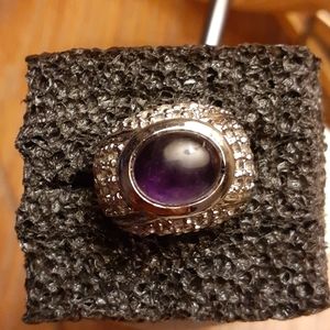 FINAL Sterling silver amethyst ring